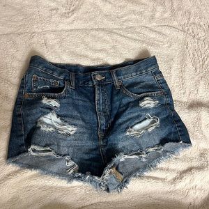 Aeropostale high rise jean shorts size 4